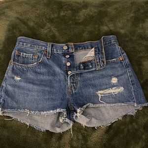 Levi's 501 High-Rise Button Fly Shorts